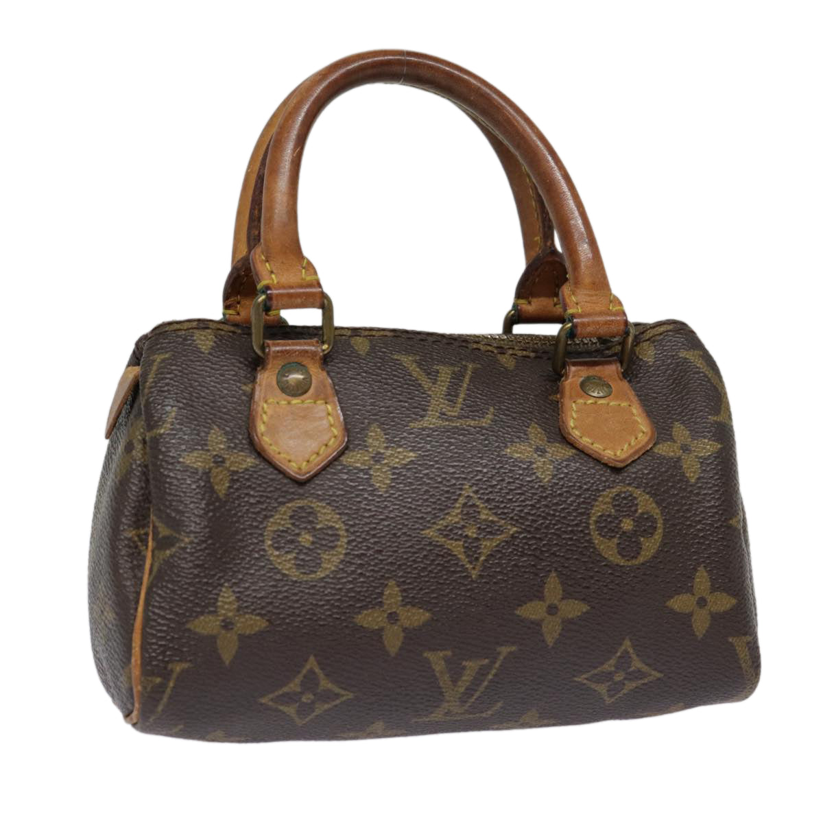 LOUIS VUITTON Monogram Mini Speedy Hand Bag Vintage M41534 LV Auth yk14782