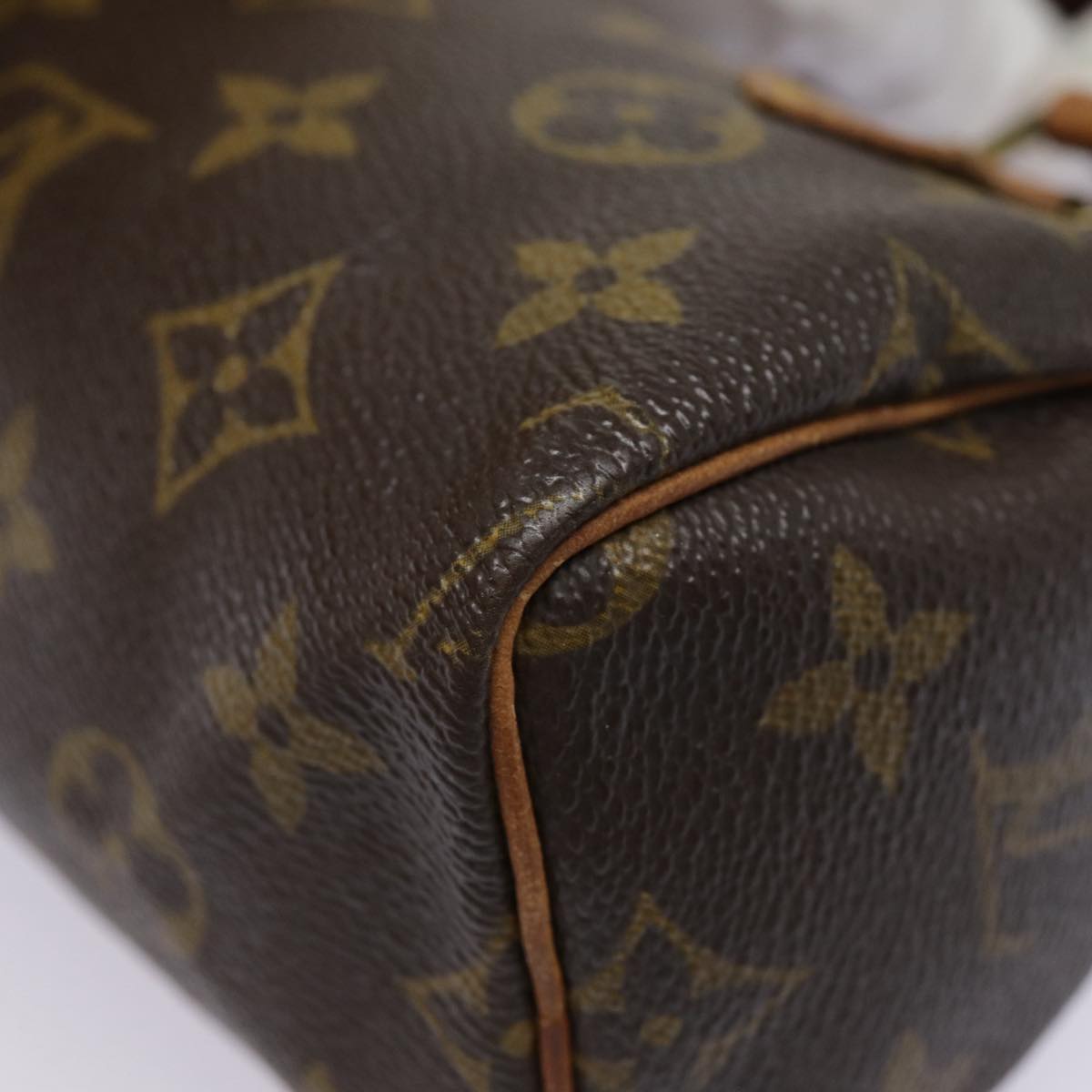 LOUIS VUITTON Monogram Mini Speedy Hand Bag Vintage M41534 LV Auth yk14782