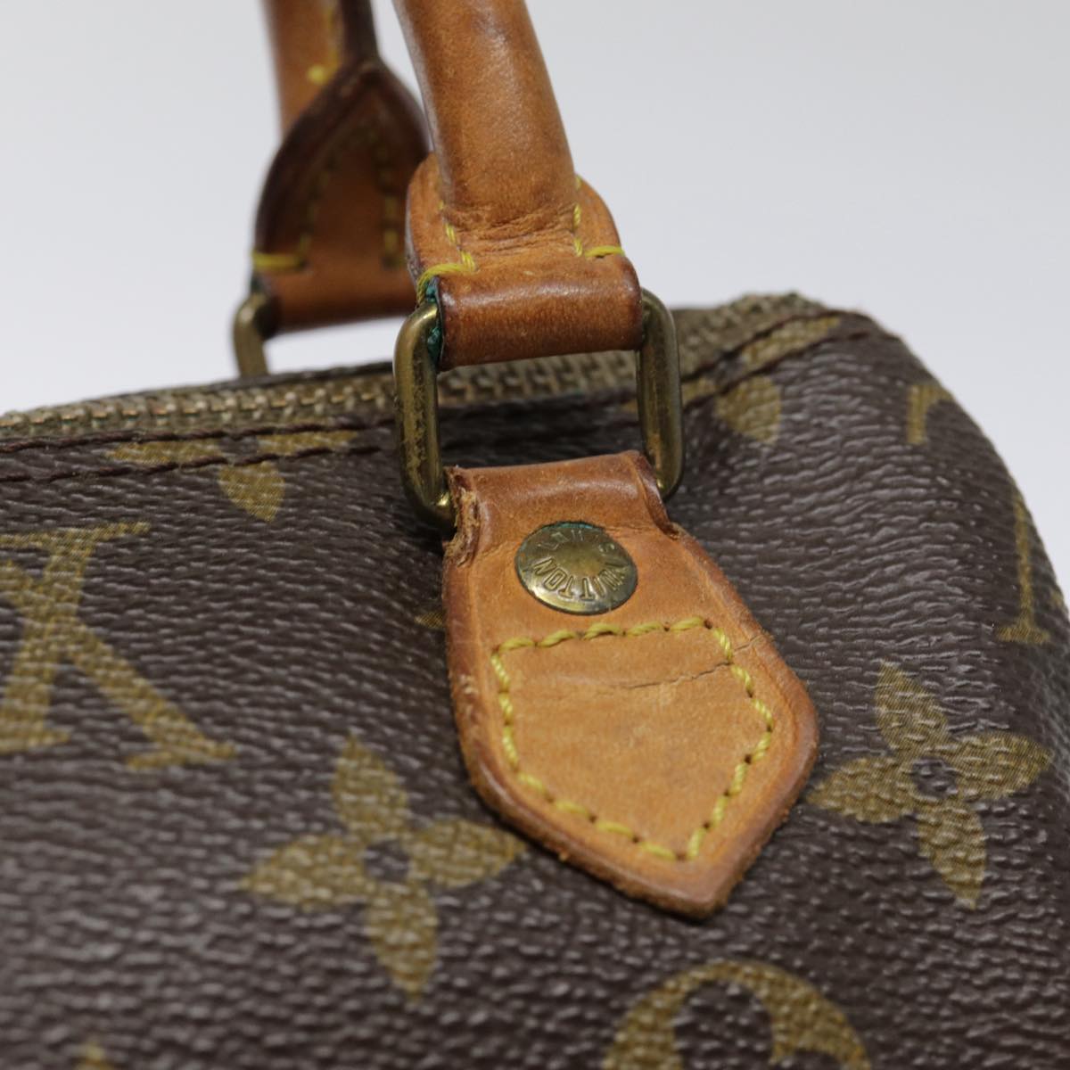 LOUIS VUITTON Monogram Mini Speedy Hand Bag Vintage M41534 LV Auth yk14782