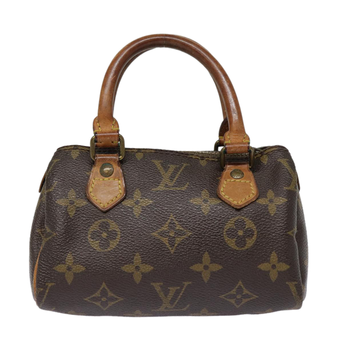 LOUIS VUITTON Monogram Mini Speedy Hand Bag Vintage M41534 LV Auth yk14782