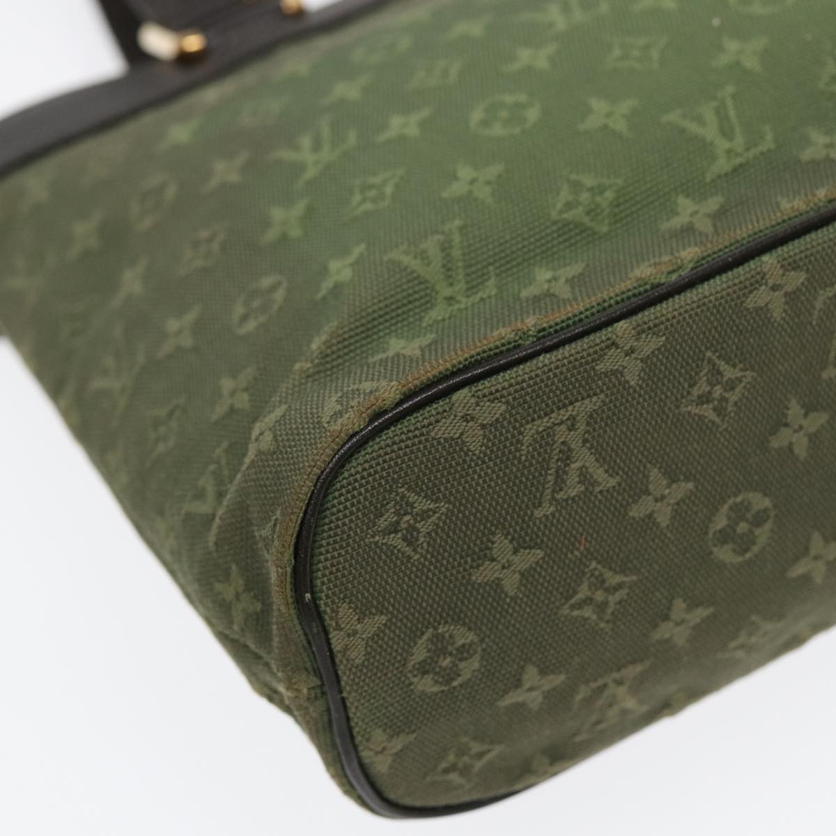 LOUIS VUITTON Monogram Mini Lucille PM Hand Bag TST Khaki M92682 LV Auth yk14803