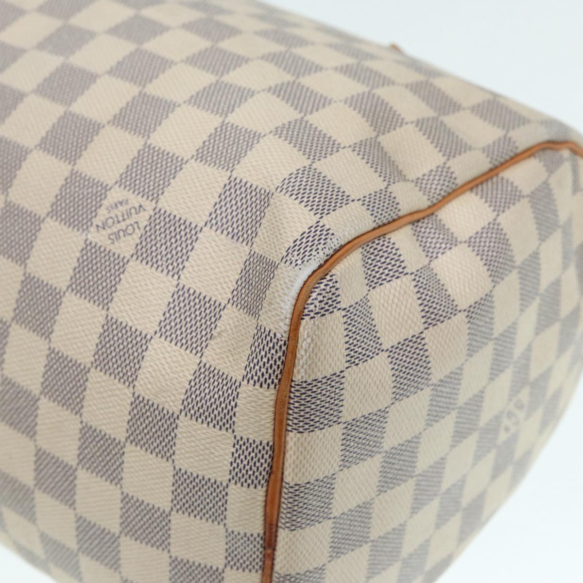 LOUIS VUITTON Damier Azur Speedy 30 Hand Bag N41533 LV Auth yk14823