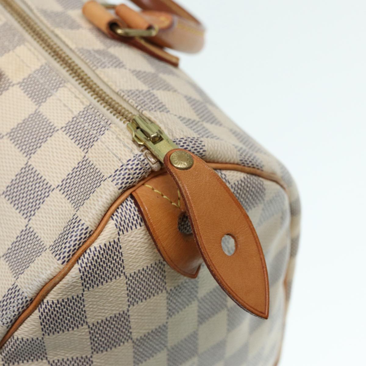 LOUIS VUITTON Damier Azur Speedy 30 Hand Bag N41533 LV Auth yk14823