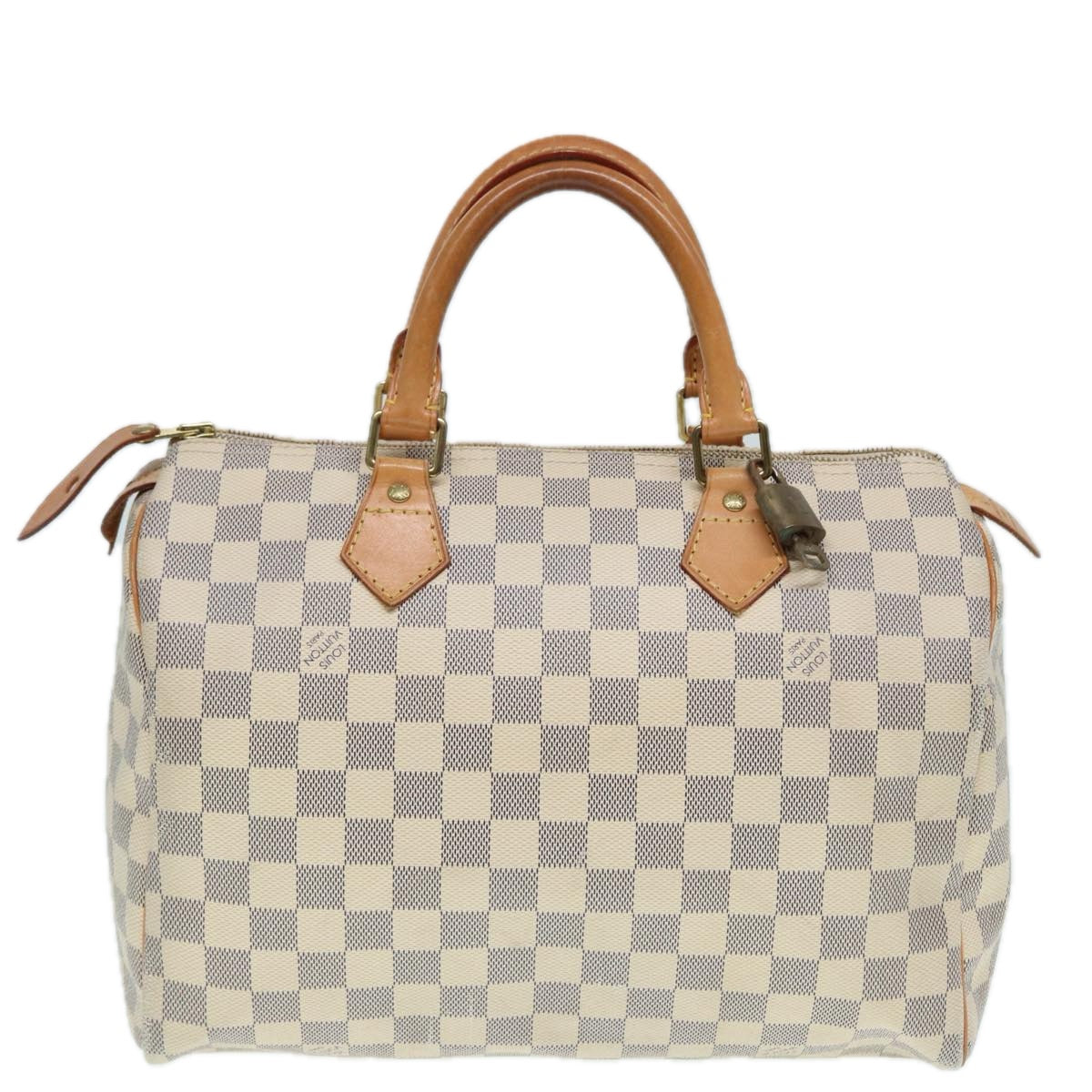 LOUIS VUITTON Damier Azur Speedy 30 Hand Bag N41533 LV Auth yk14823