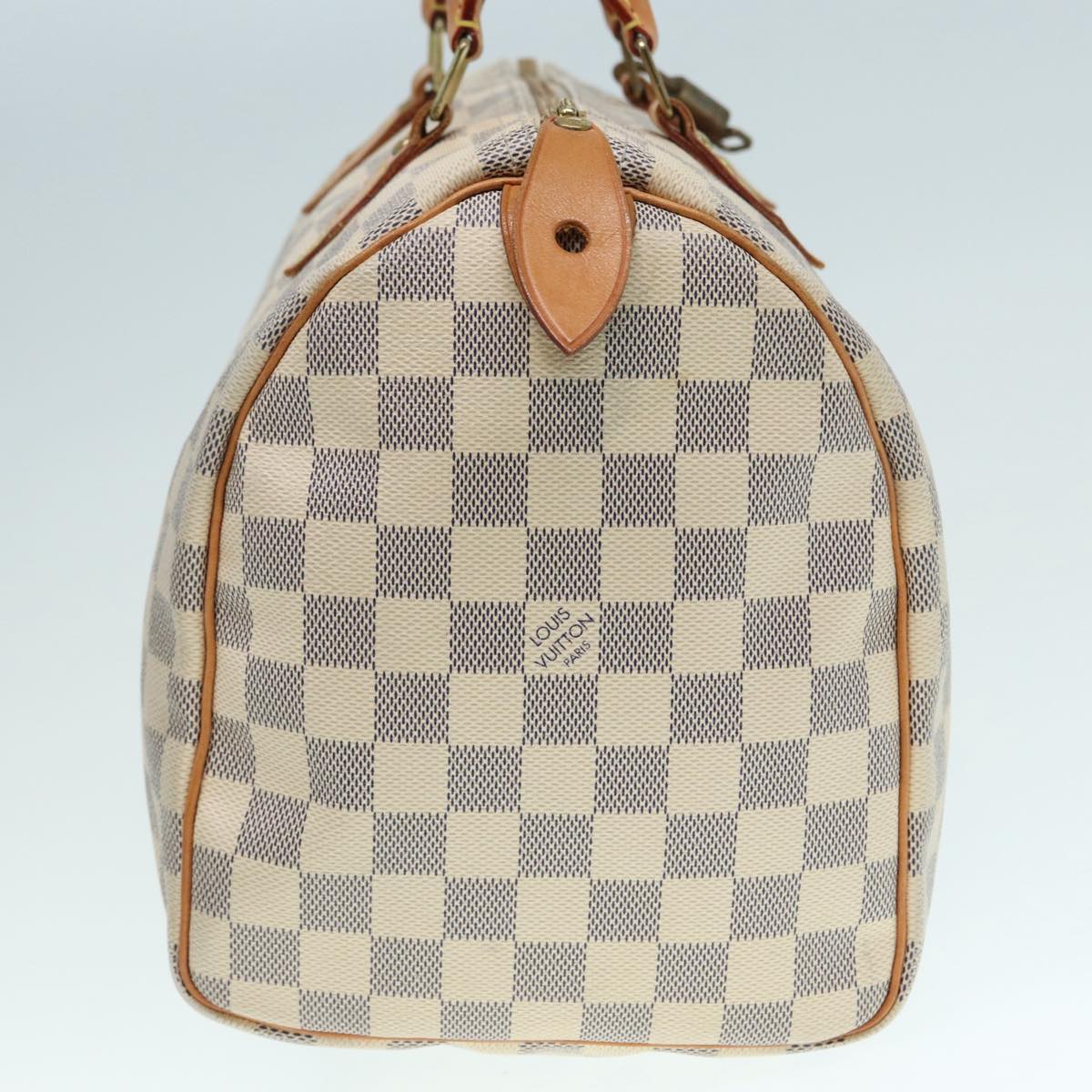 LOUIS VUITTON Damier Azur Speedy 30 Hand Bag N41533 LV Auth yk14823