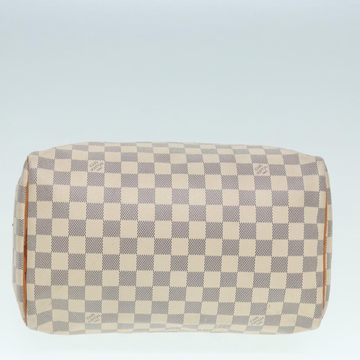 LOUIS VUITTON Damier Azur Speedy 30 Hand Bag N41533 LV Auth yk14823