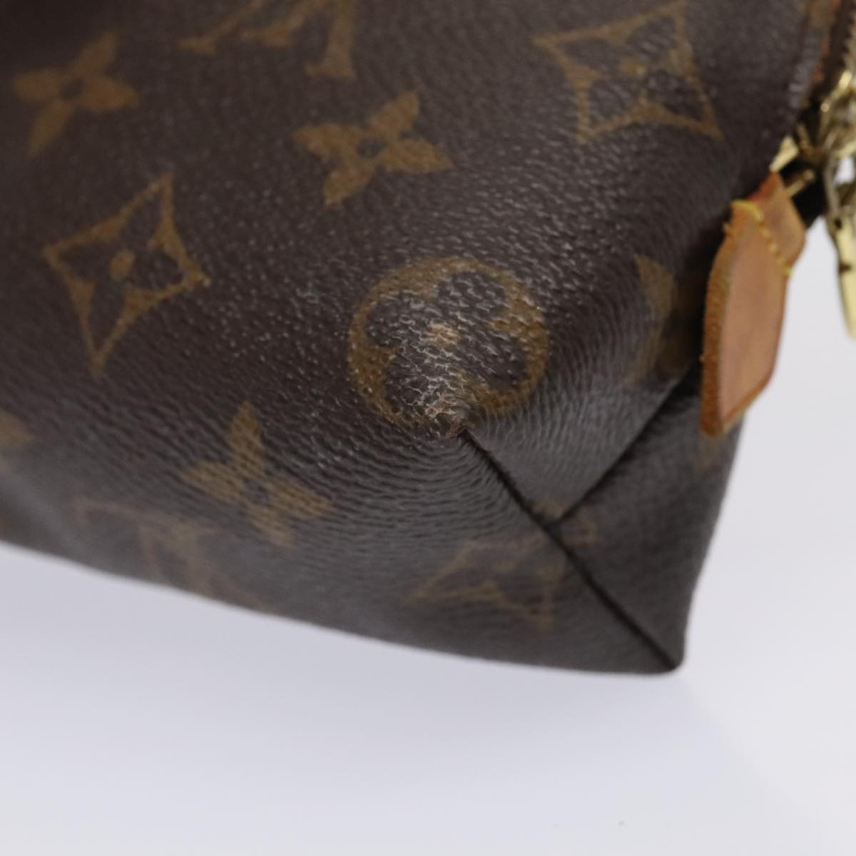 LOUIS VUITTON Monogram Pochette Cosmetic PM Cosmetic Pouch M47515 Auth yk14839