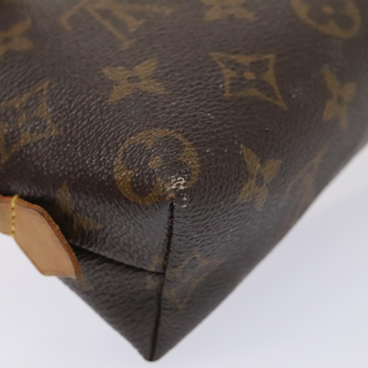 LOUIS VUITTON Monogram Pochette Cosmetic PM Cosmetic Pouch M47515 Auth yk14839