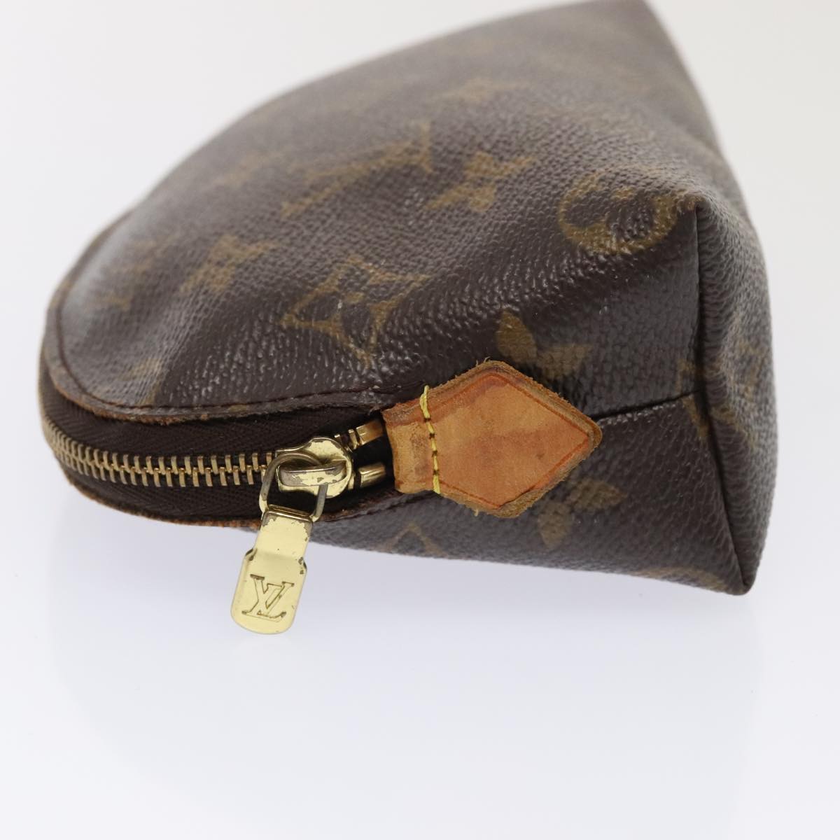 LOUIS VUITTON Monogram Pochette Cosmetic PM Cosmetic Pouch M47515 Auth yk14839