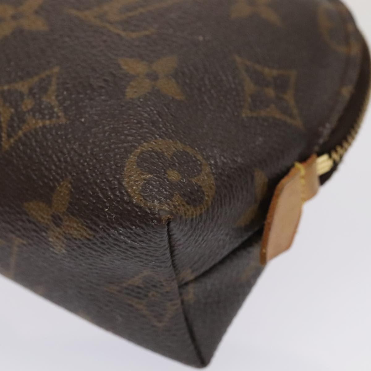 LOUIS VUITTON Monogram Pochette Cosmetic PM Cosmetic Pouch M47515 Auth yk14839