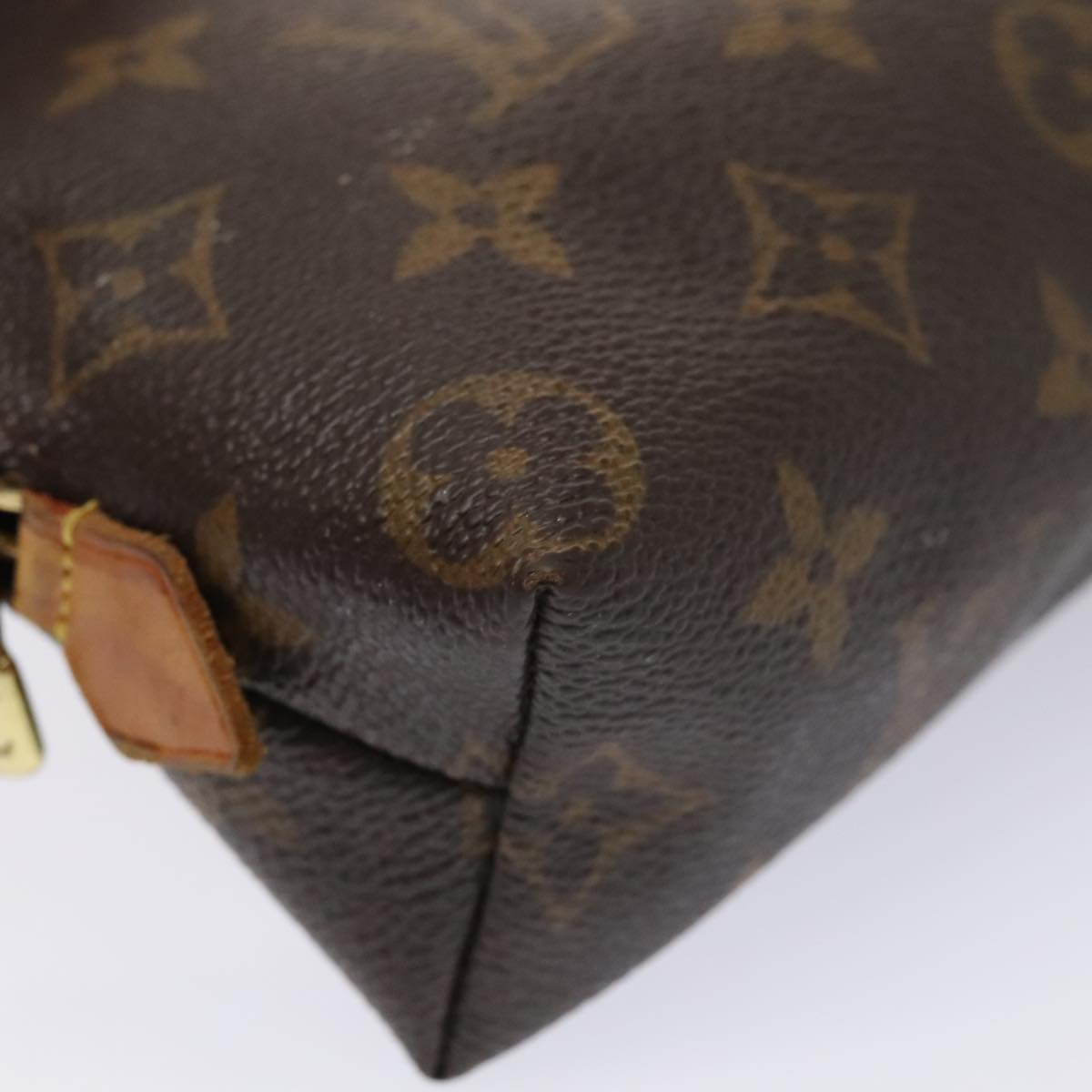 LOUIS VUITTON Monogram Pochette Cosmetic PM Cosmetic Pouch M47515 Auth yk14839