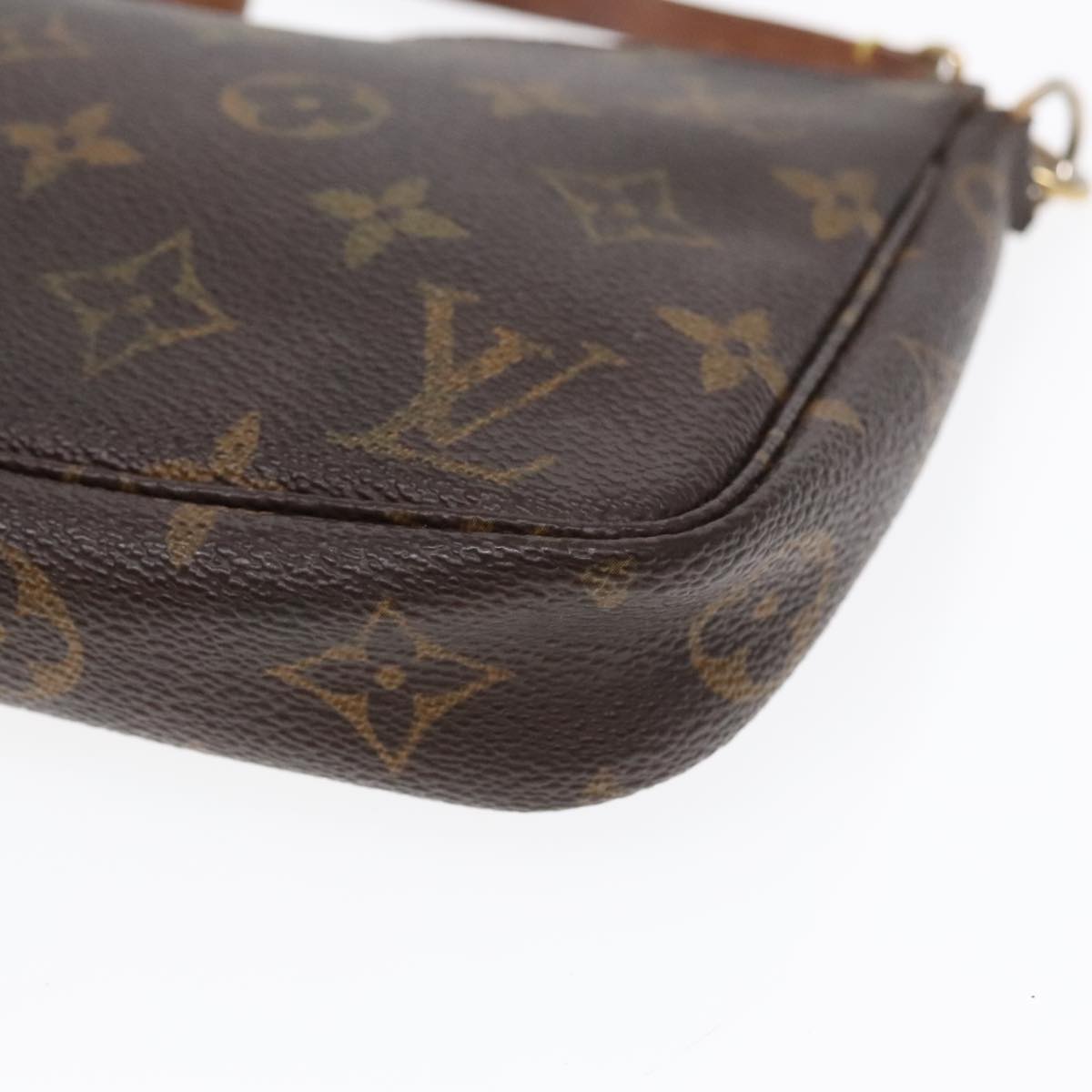 LOUIS VUITTON Monogram Pochette Accessoires Pouch M51980 LV Auth yk14861