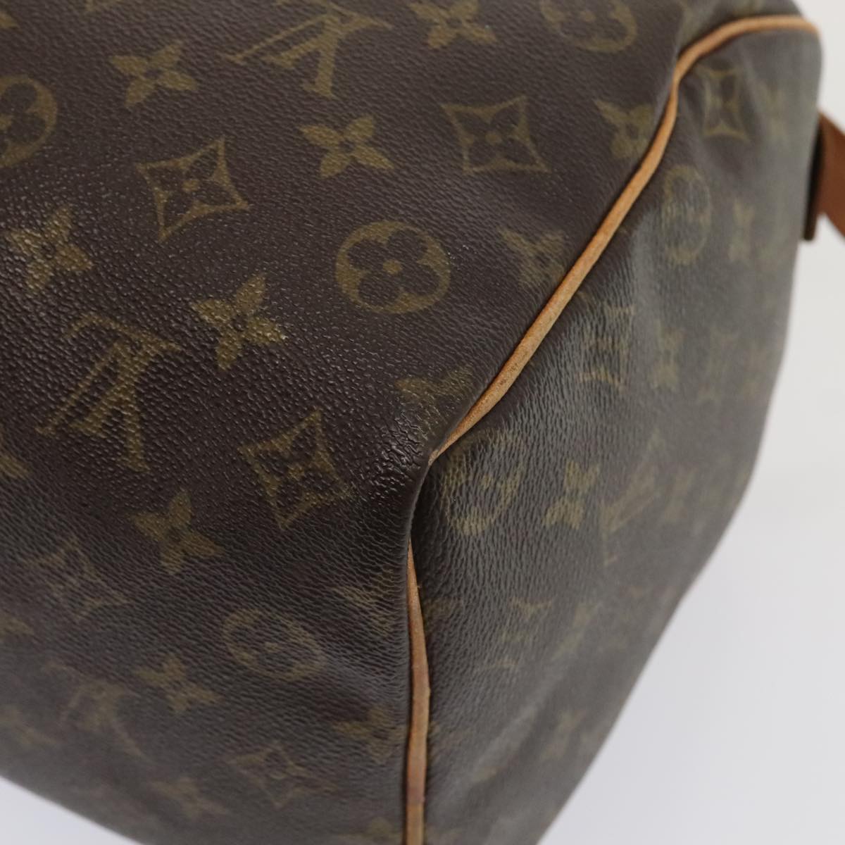 LOUIS VUITTON Monogram Speedy 35 Hand Bag M41524 LV Auth yk14870