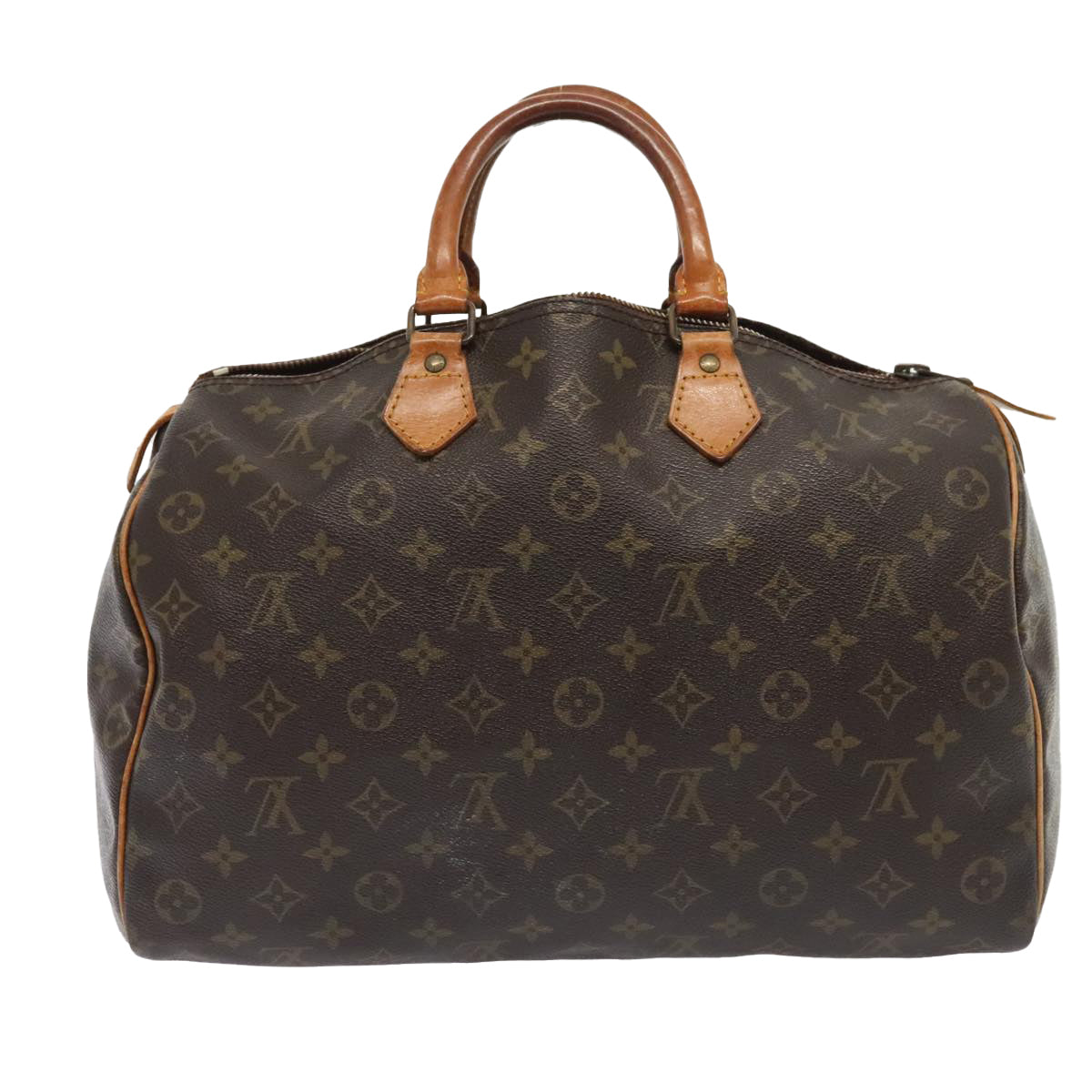 LOUIS VUITTON Monogram Speedy 35 Hand Bag M41524 LV Auth yk14870