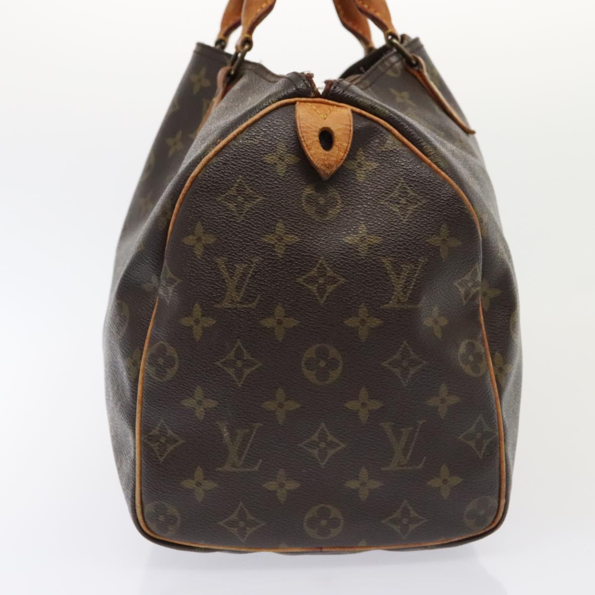 LOUIS VUITTON Monogram Speedy 35 Hand Bag M41524 LV Auth yk14870