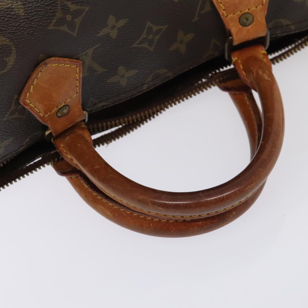 LOUIS VUITTON Monogram Speedy 35 Hand Bag M41524 LV Auth yk14870