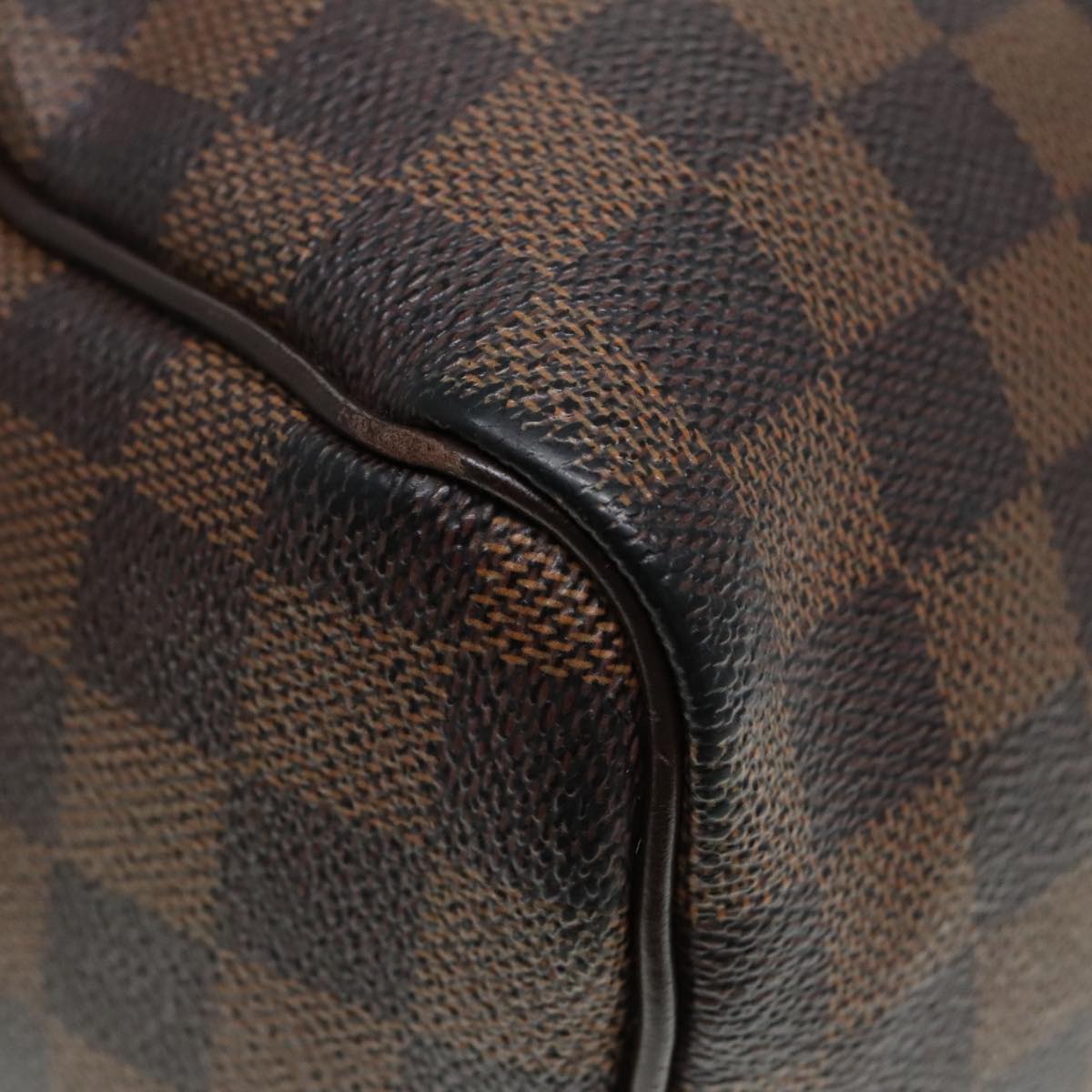 LOUIS VUITTON Damier Ebene Speedy 30 Hand Bag N41364 LV Auth yk14923