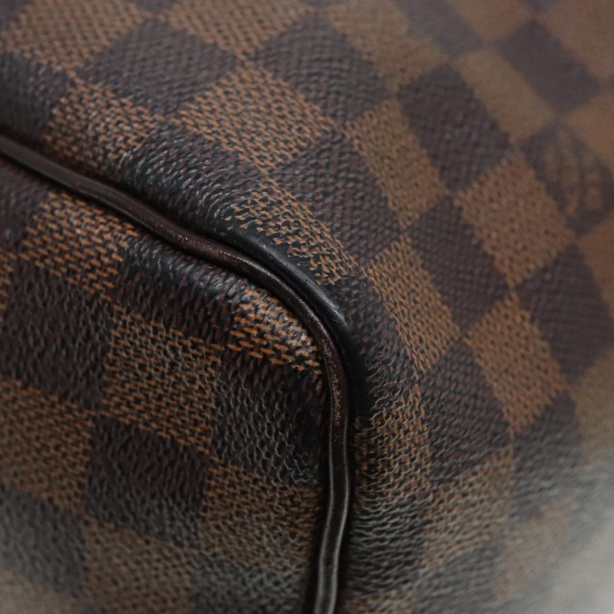 LOUIS VUITTON Damier Ebene Speedy 30 Hand Bag N41364 LV Auth yk14923