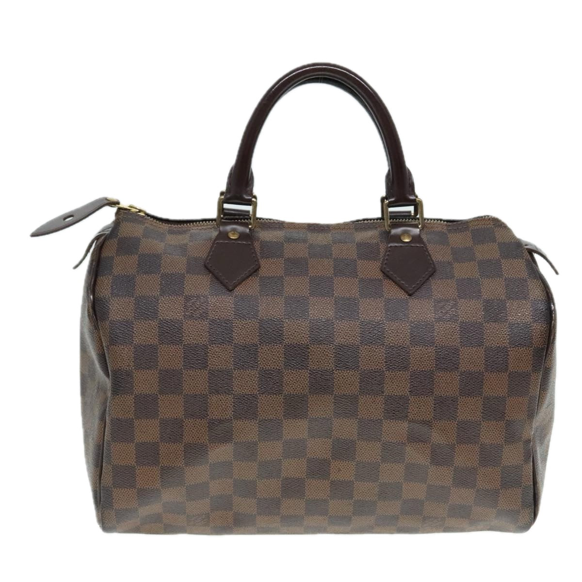 LOUIS VUITTON Damier Ebene Speedy 30 Hand Bag N41364 LV Auth yk14923