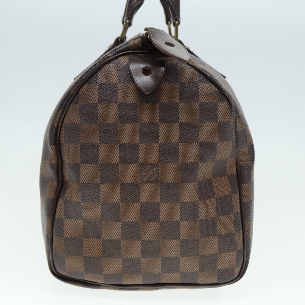 LOUIS VUITTON Damier Ebene Speedy 30 Hand Bag N41364 LV Auth yk14923