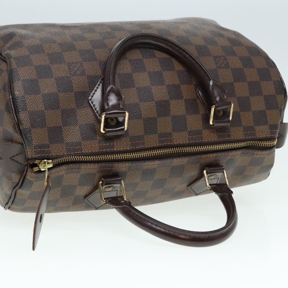 LOUIS VUITTON Damier Ebene Speedy 30 Hand Bag N41364 LV Auth yk14923