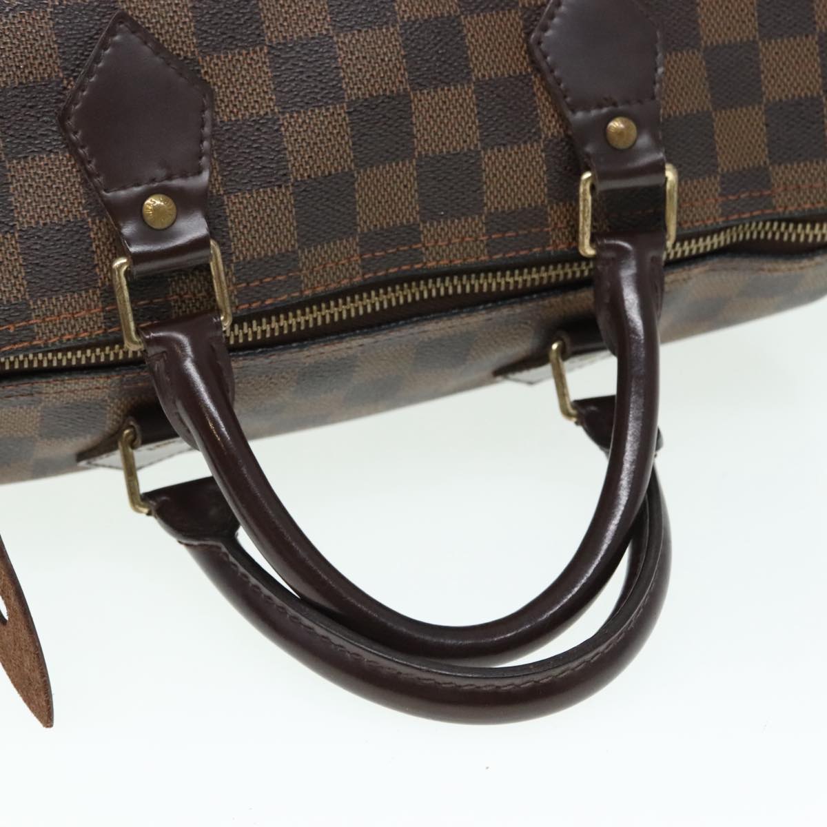 LOUIS VUITTON Damier Ebene Speedy 30 Hand Bag N41364 LV Auth yk14923