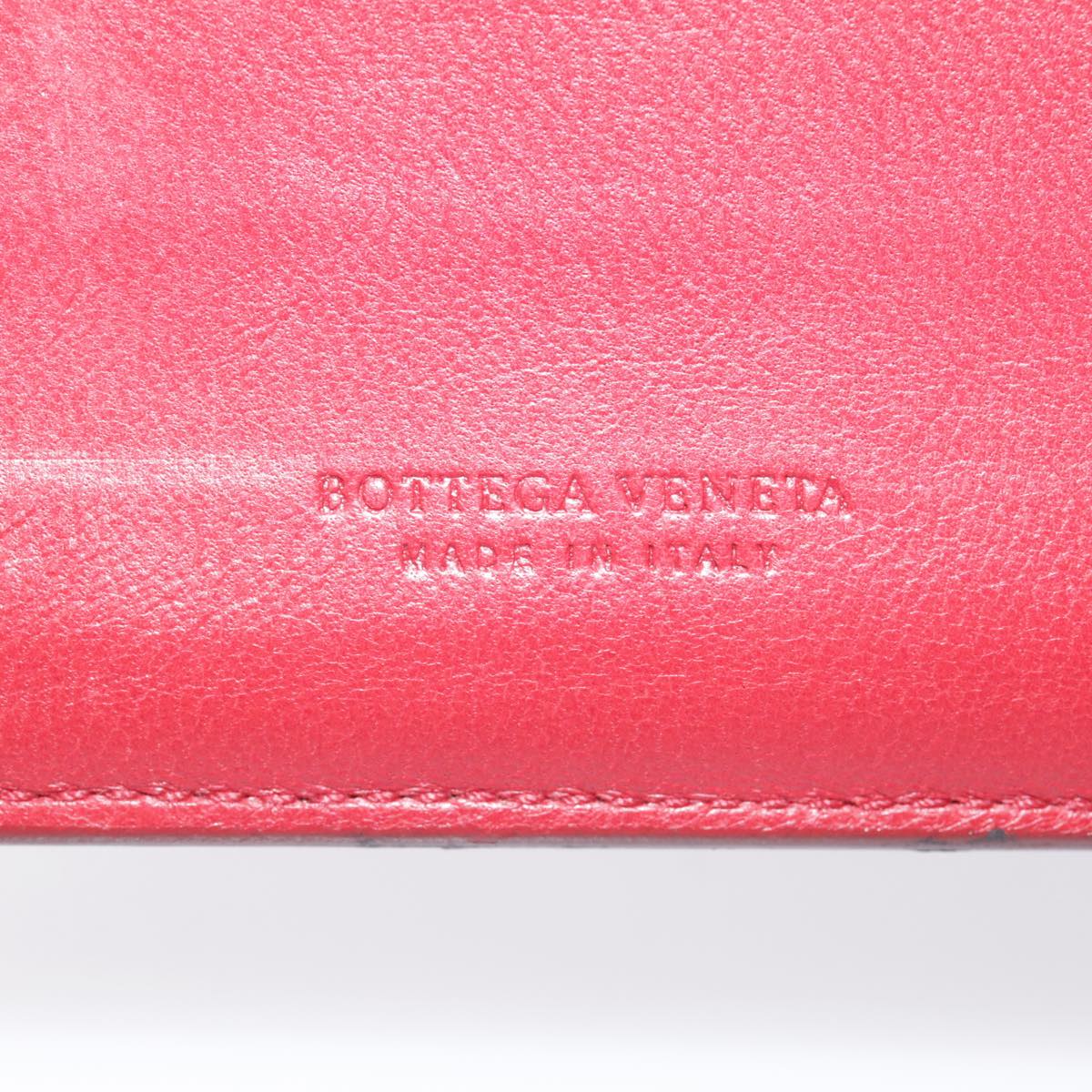 BOTTEGA VENETA INTRECCIATO Day Planner Cover Leather Red 181727 Auth yk14925