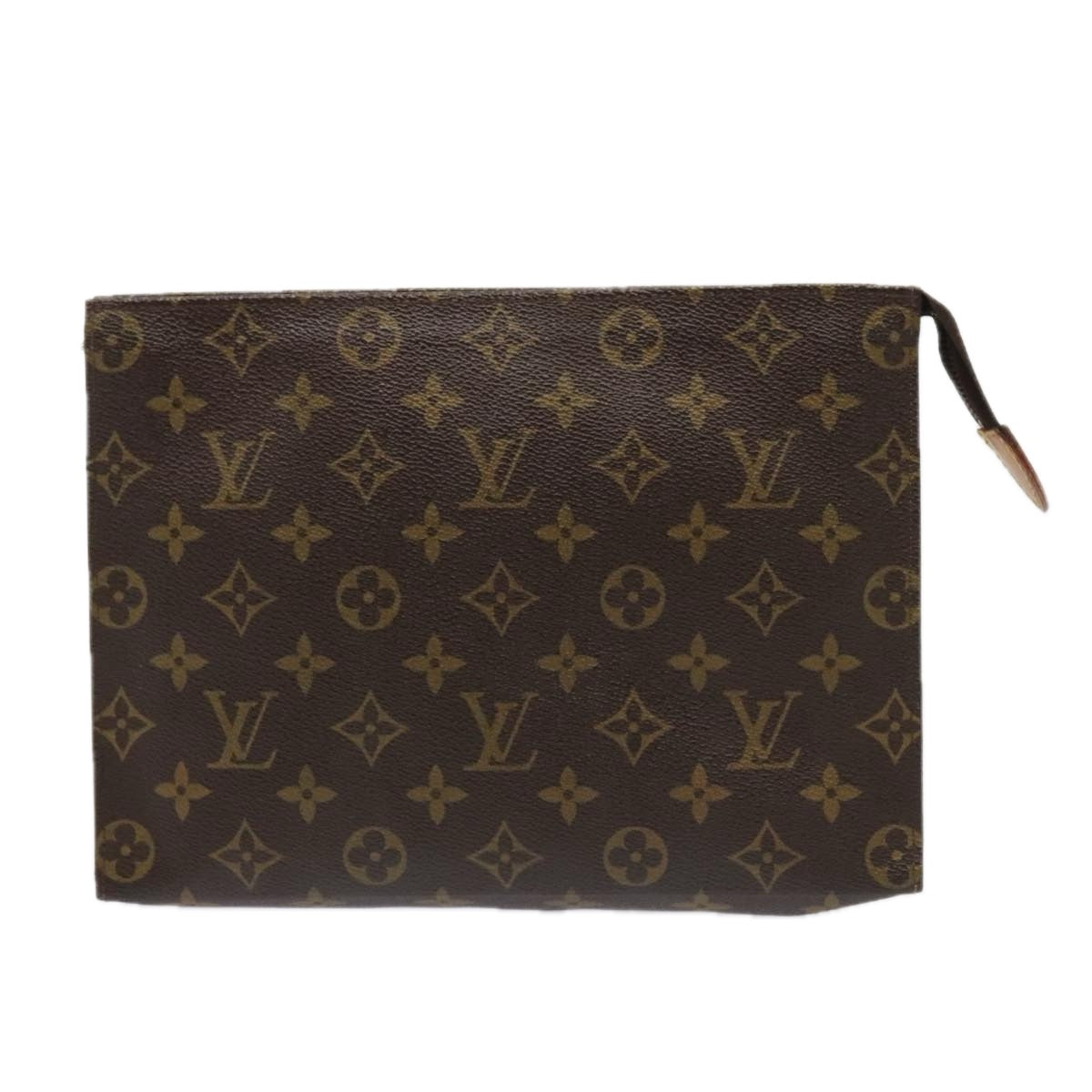 LOUIS VUITTON Monogram Poche Toilette 26 Pouch M47542 LV Auth yk14934