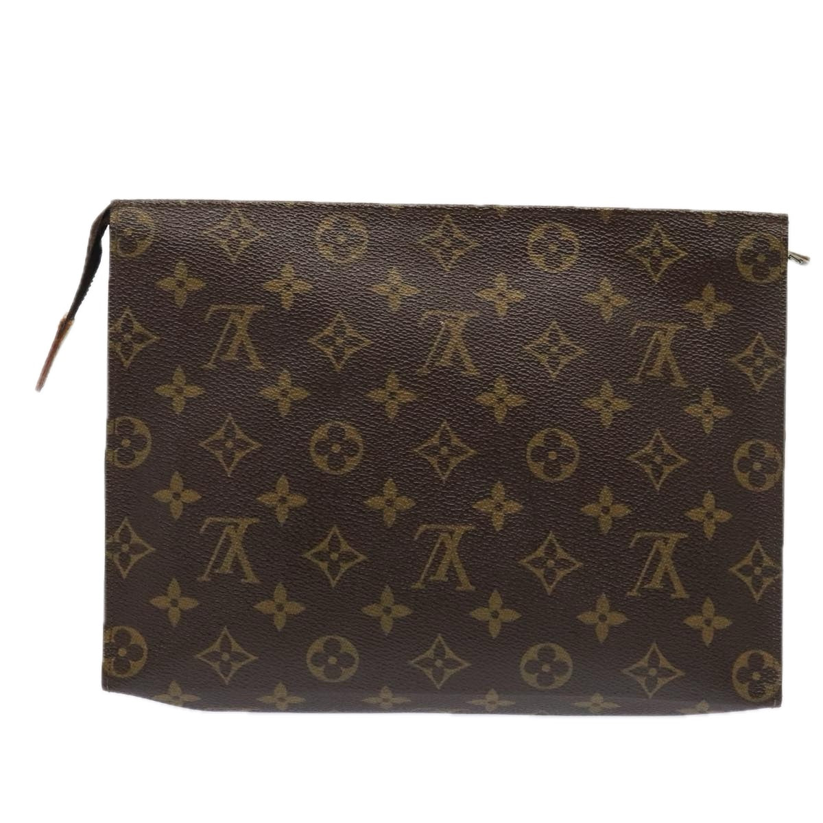 LOUIS VUITTON Monogram Poche Toilette 26 Pouch M47542 LV Auth yk14934