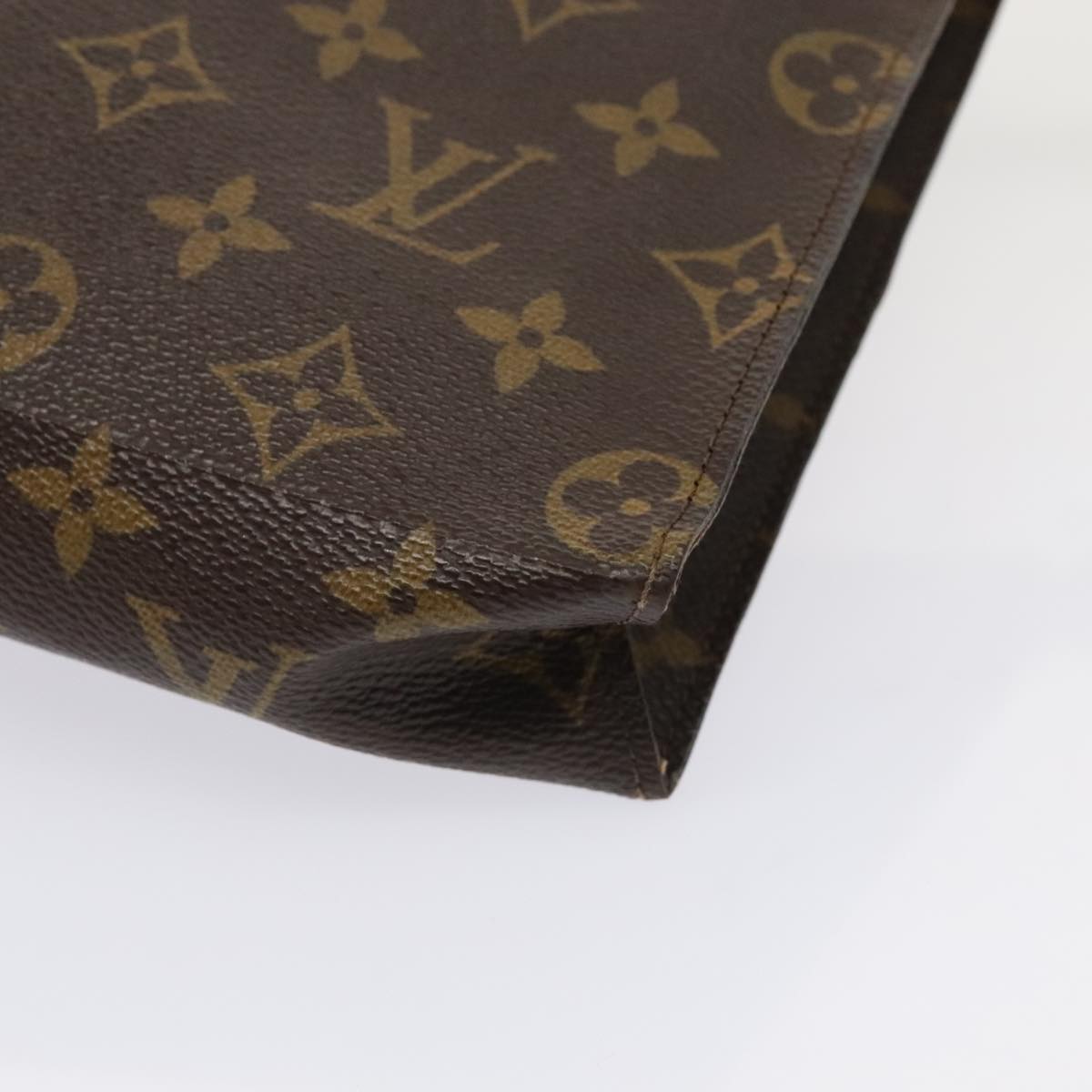 LOUIS VUITTON Monogram Poche Toilette 26 Pouch M47542 LV Auth yk14934