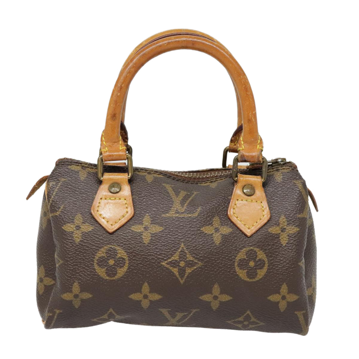 LOUIS VUITTON Monogram Mini Speedy Hand Bag Vintage M41534 LV Auth yk14972