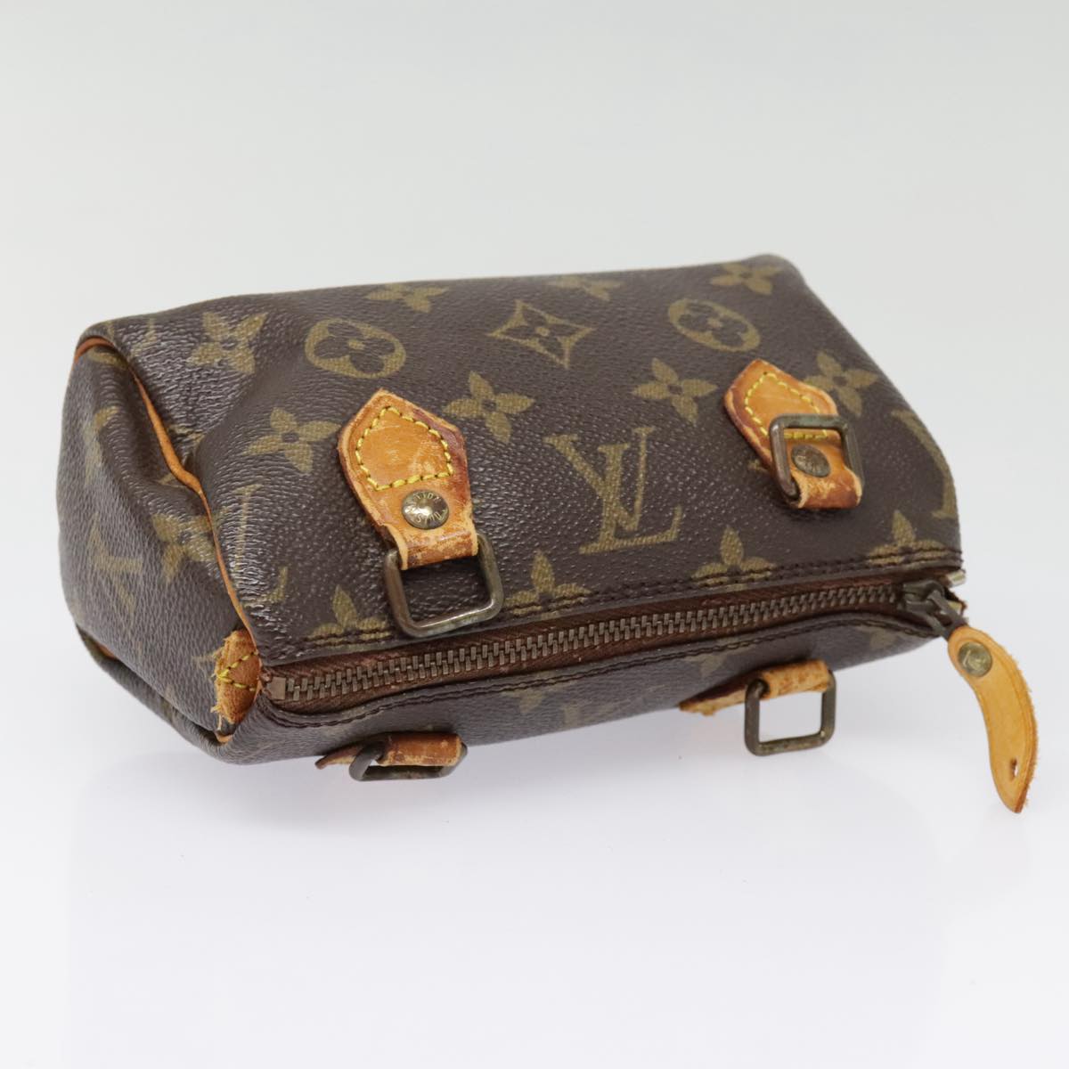 LOUIS VUITTON Monogram Mini Speedy Hand Bag Vintage M41534 LV Auth yk14973