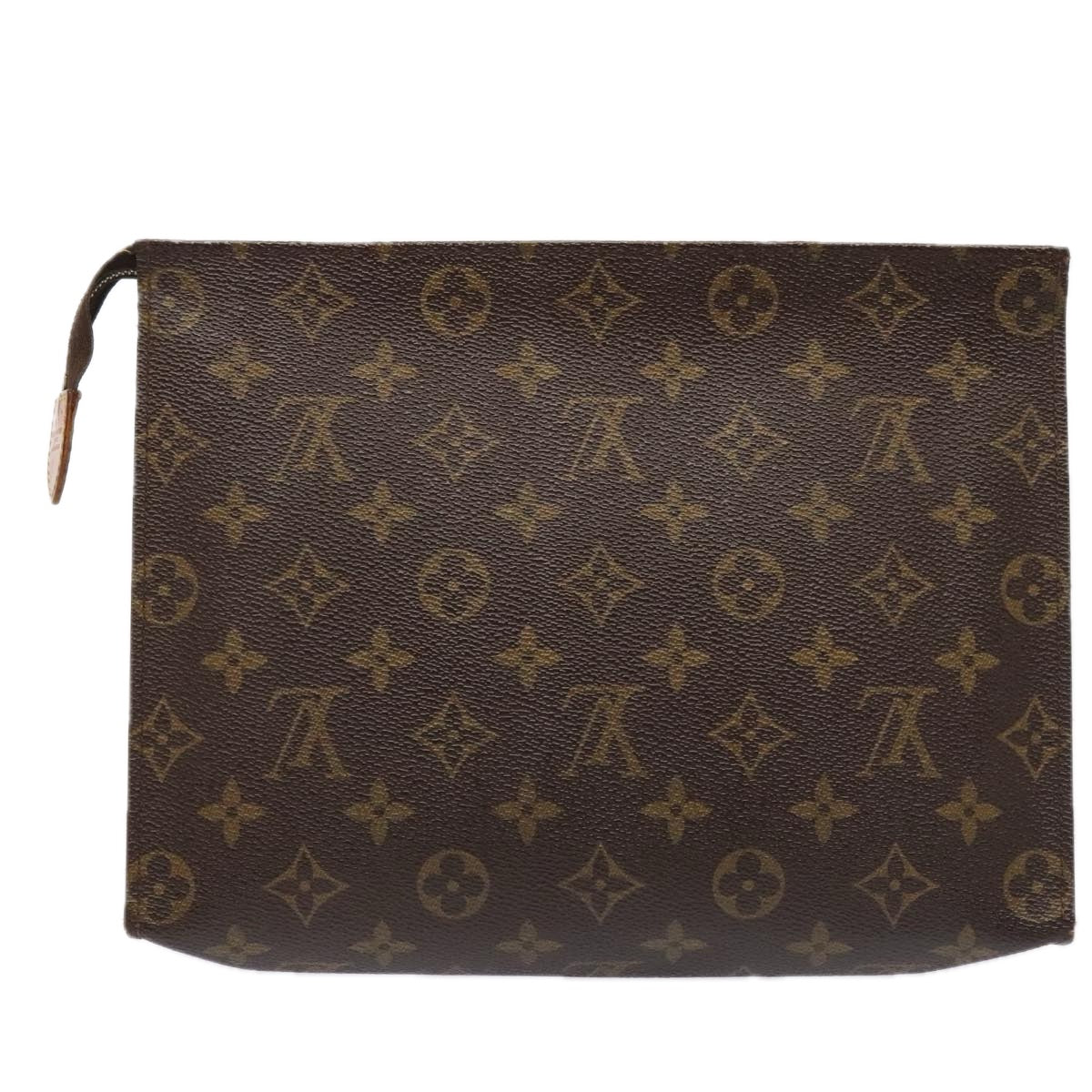 LOUIS VUITTON Monogram Poche Toilette 26 Pouch M47542 LV Auth yk14977