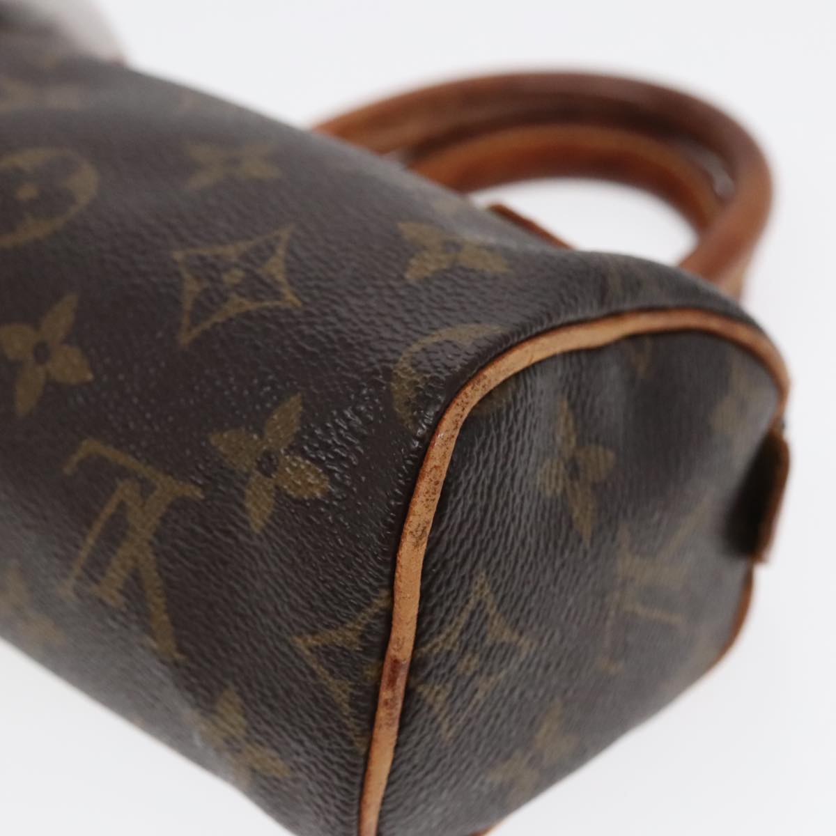 LOUIS VUITTON Monogram Mini Speedy Hand Bag M41534 LV Auth yk14990