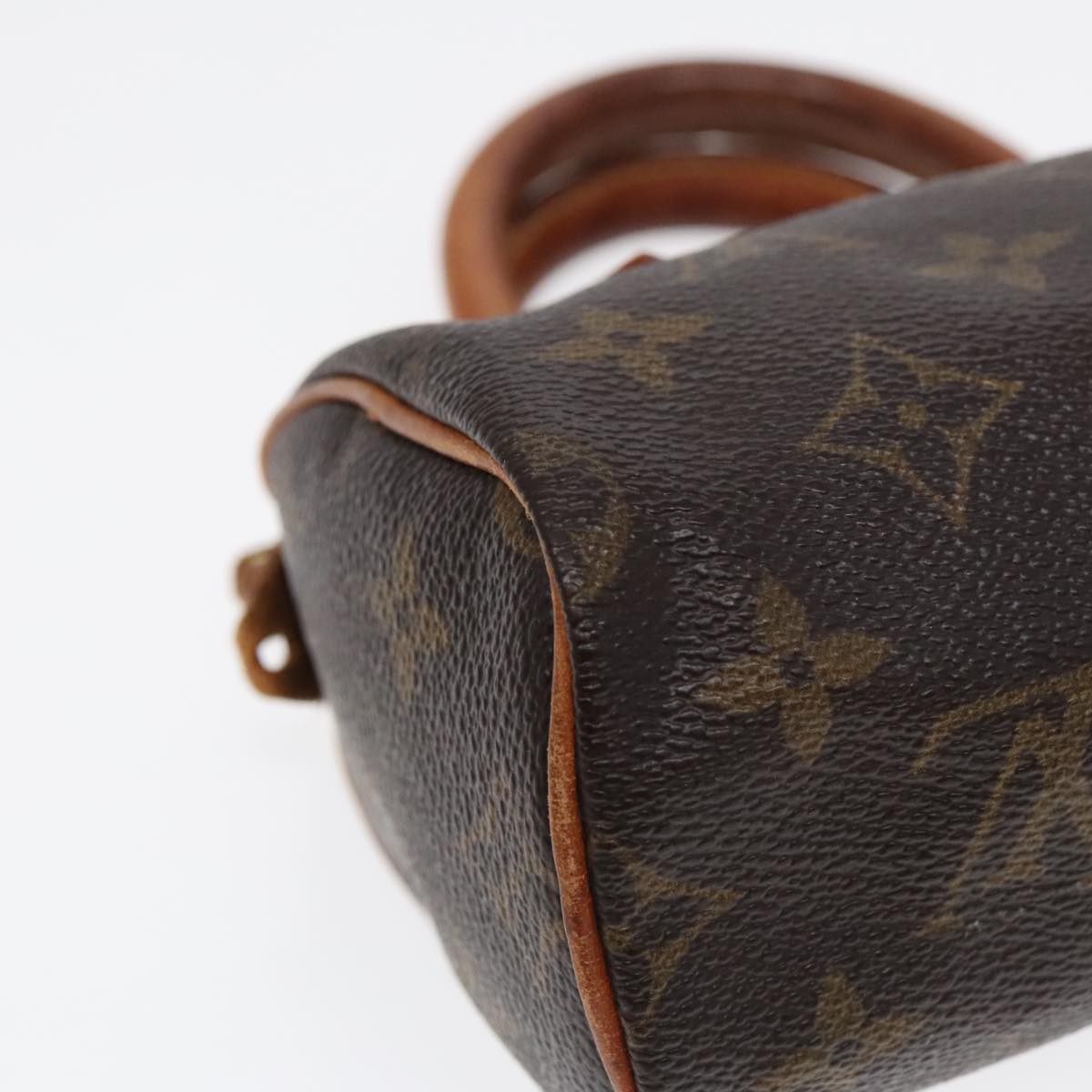 LOUIS VUITTON Monogram Mini Speedy Hand Bag M41534 LV Auth yk14990