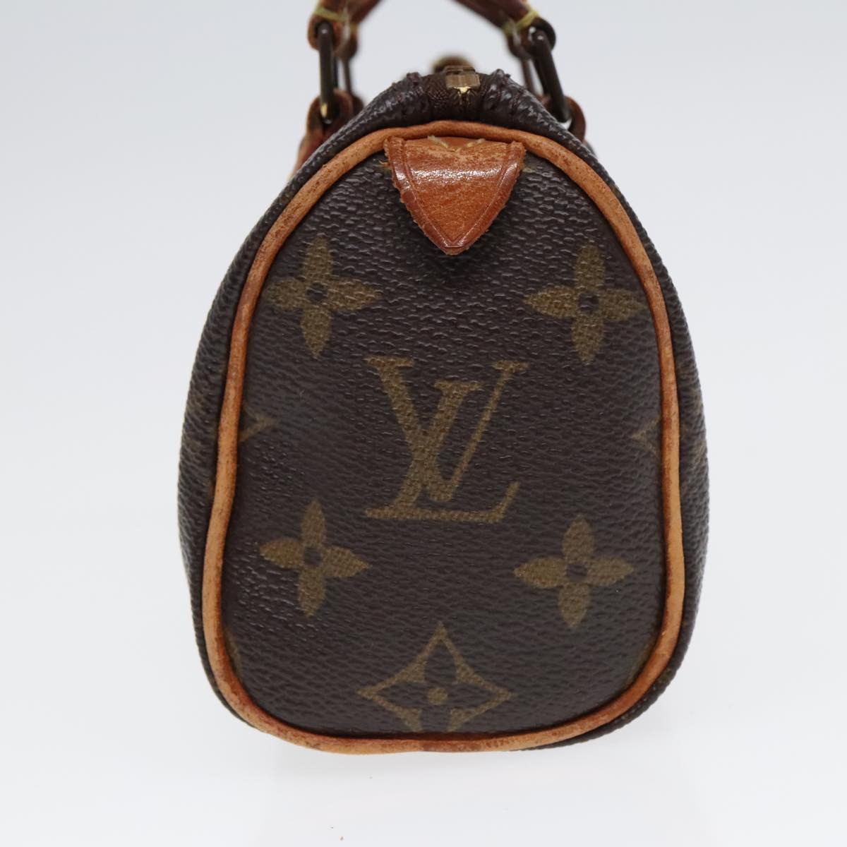 LOUIS VUITTON Monogram Mini Speedy Hand Bag M41534 LV Auth yk14990