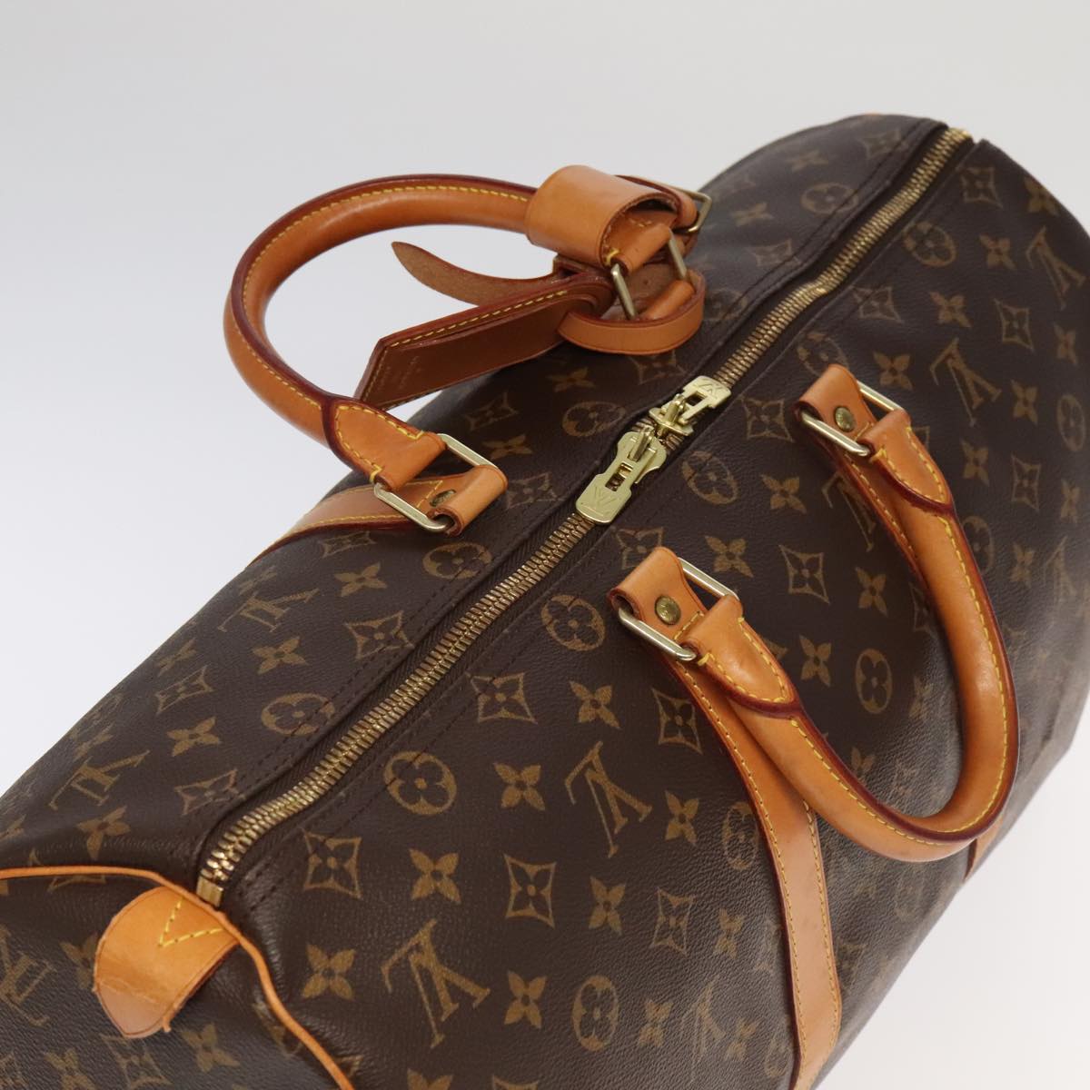 LOUIS VUITTON Monogram Keepall 45 Boston Bag M41428 LV Auth yk15037