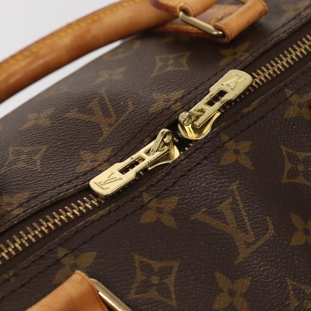 LOUIS VUITTON Monogram Keepall 60 Boston Bag M41422 LV Auth yk15050