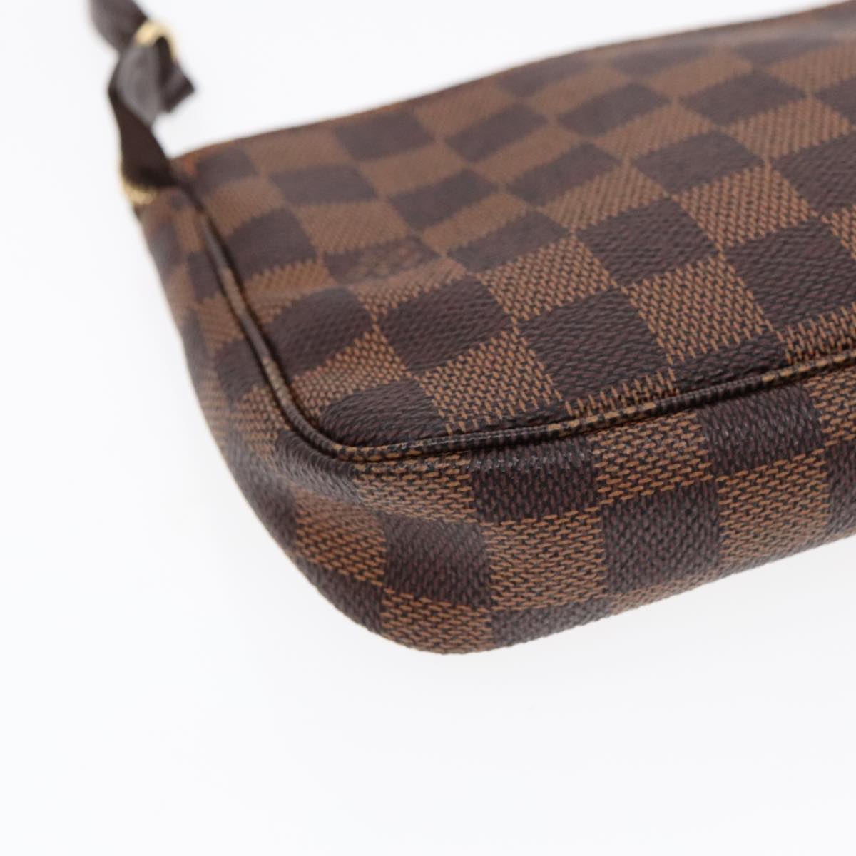 LOUIS VUITTON Damier Ebene Pochette Accessoires Pouch N41206 LV Auth yk15062A