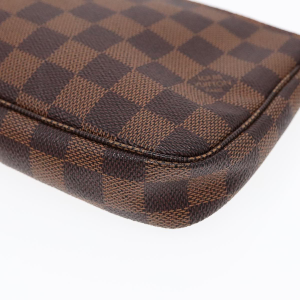 LOUIS VUITTON Damier Ebene Pochette Accessoires Pouch N41206 LV Auth yk15062A