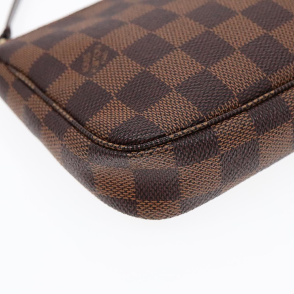 LOUIS VUITTON Damier Ebene Pochette Accessoires Pouch N41206 LV Auth yk15062A