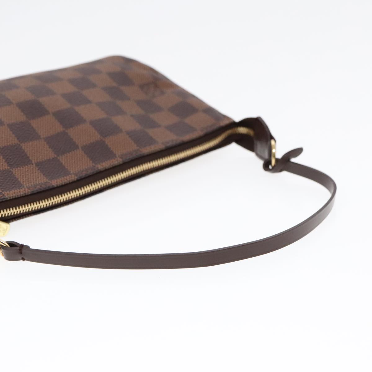 LOUIS VUITTON Damier Ebene Pochette Accessoires Pouch N41206 LV Auth yk15062A