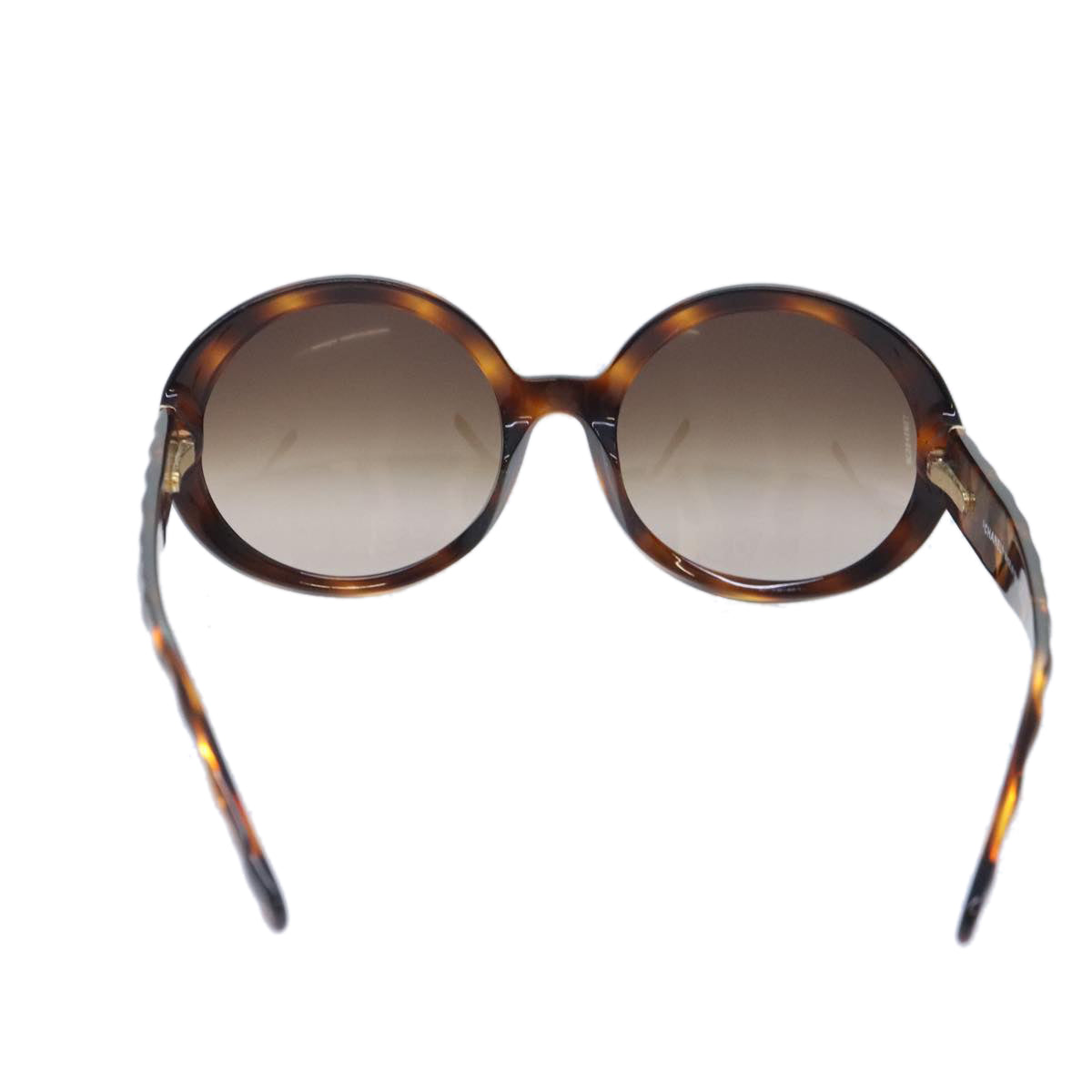 Christian Dior Sunglasses Plastic Brown Gold Auth yk15068