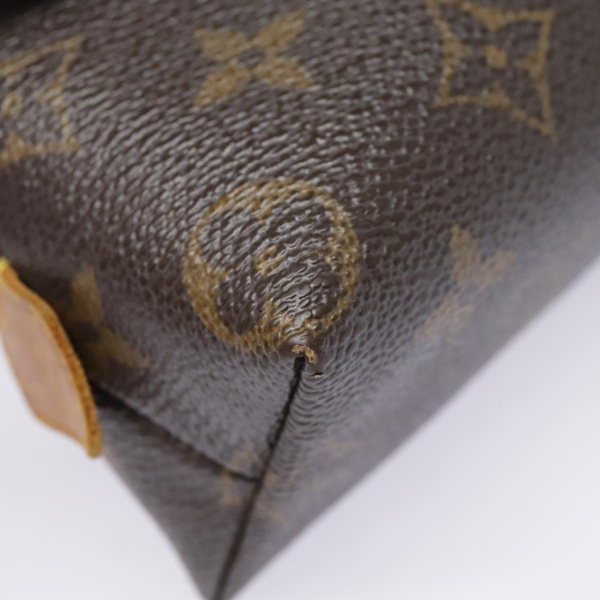 LOUIS VUITTON Monogram Pochette Cosmetic PM Cosmetic Pouch M47515 Auth yk15138