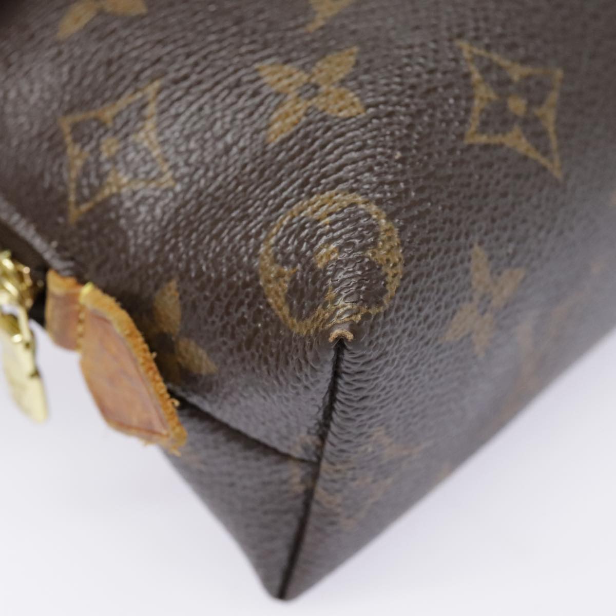 LOUIS VUITTON Monogram Pochette Cosmetic PM Cosmetic Pouch M47515 Auth yk15138