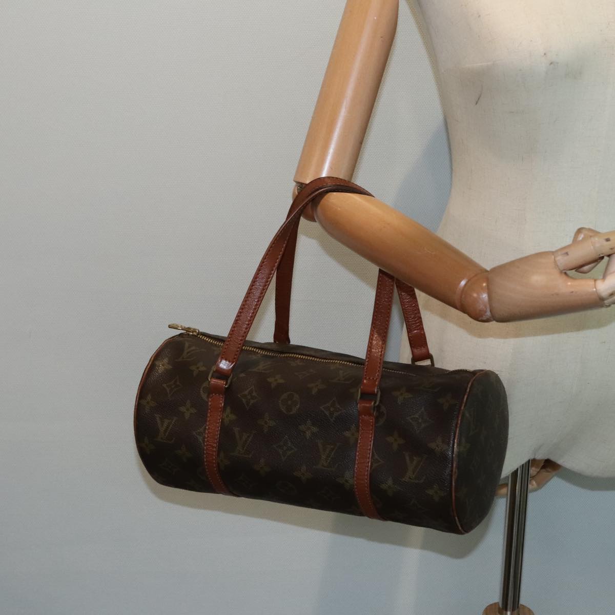 LOUIS VUITTON Monogram Papillon 30 Hand Bag Vintage M51385 LV Auth yk15172