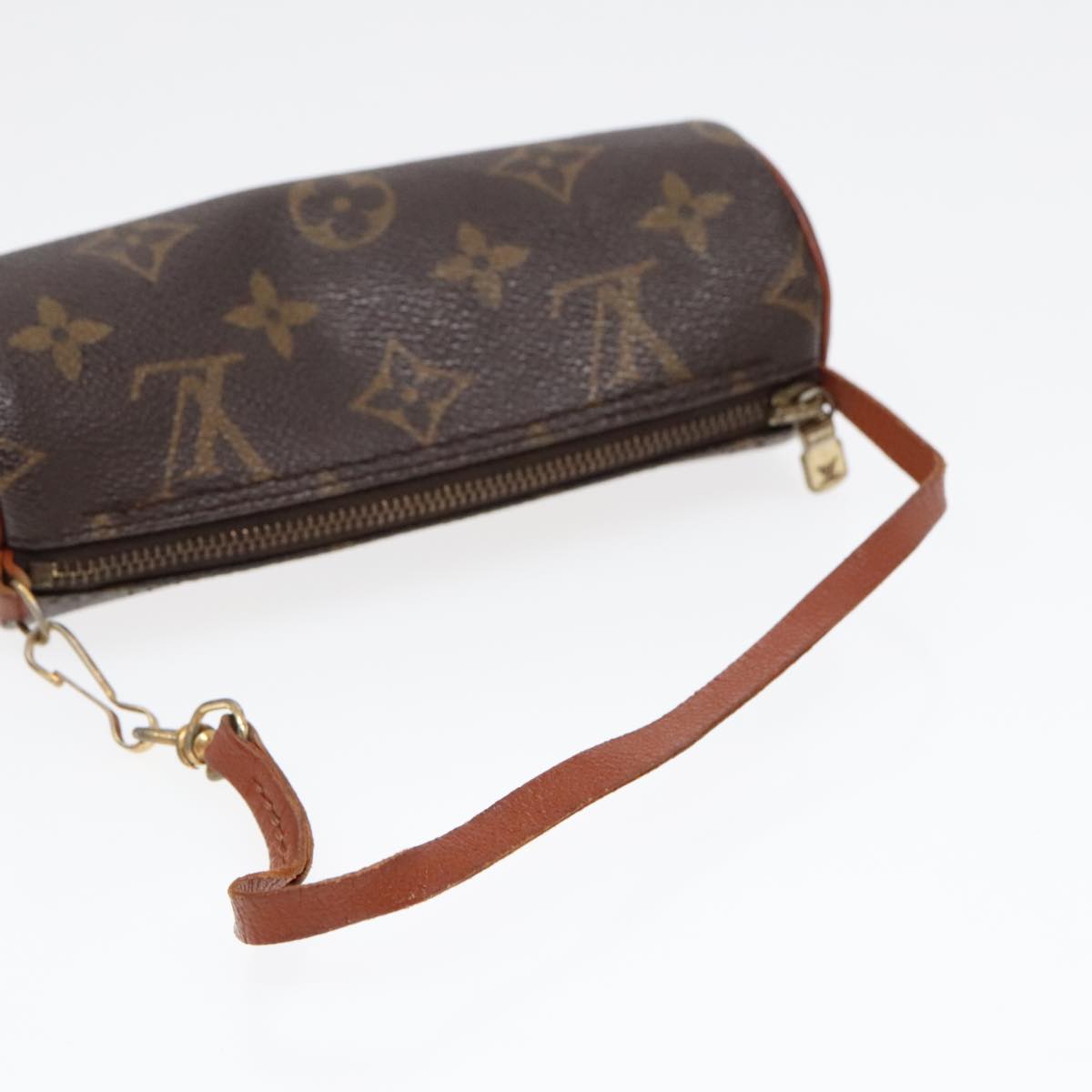 LOUIS VUITTON Monogram Papillon Pouch LV Auth yk15204