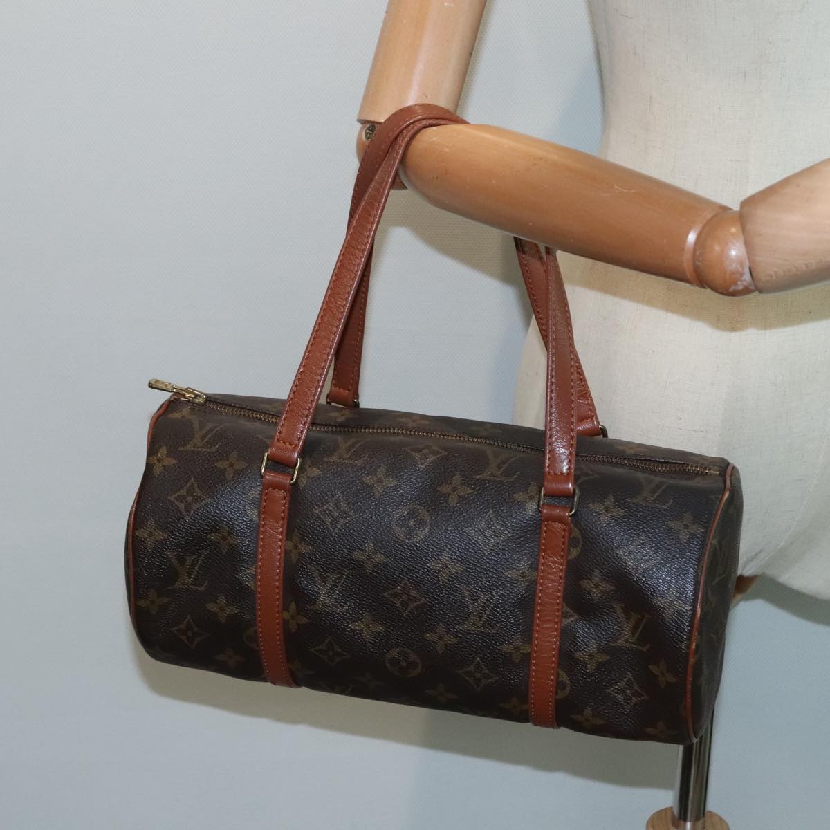 LOUIS VUITTON Monogram Papillon 30 Hand Bag M51385 LV Auth yk15205