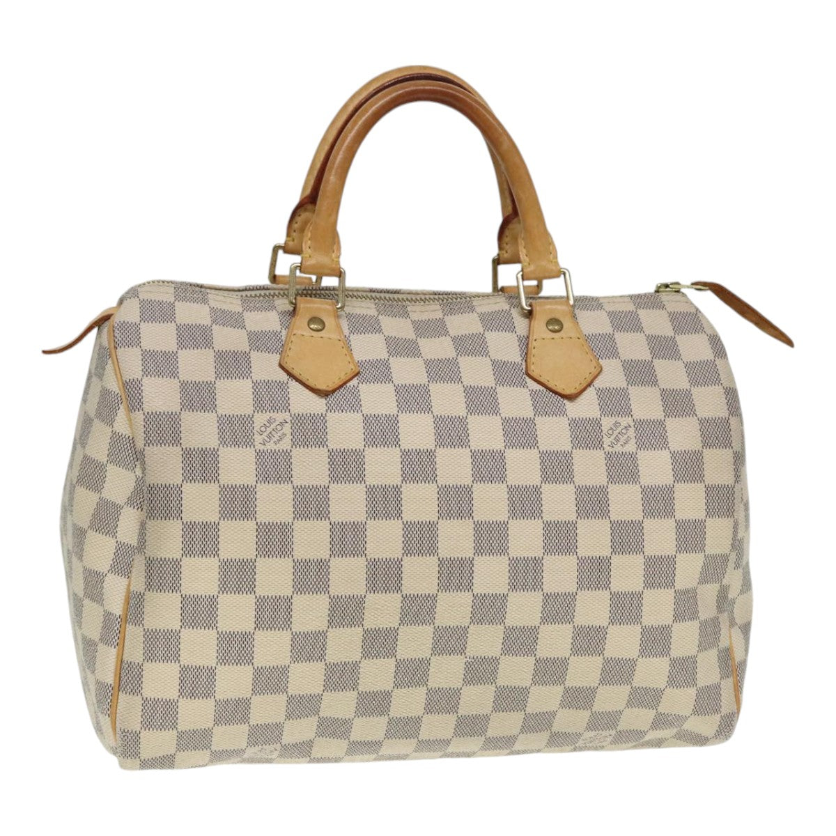 LOUIS VUITTON Damier Azur Speedy 30 Hand Bag N41533 LV Auth yk15212