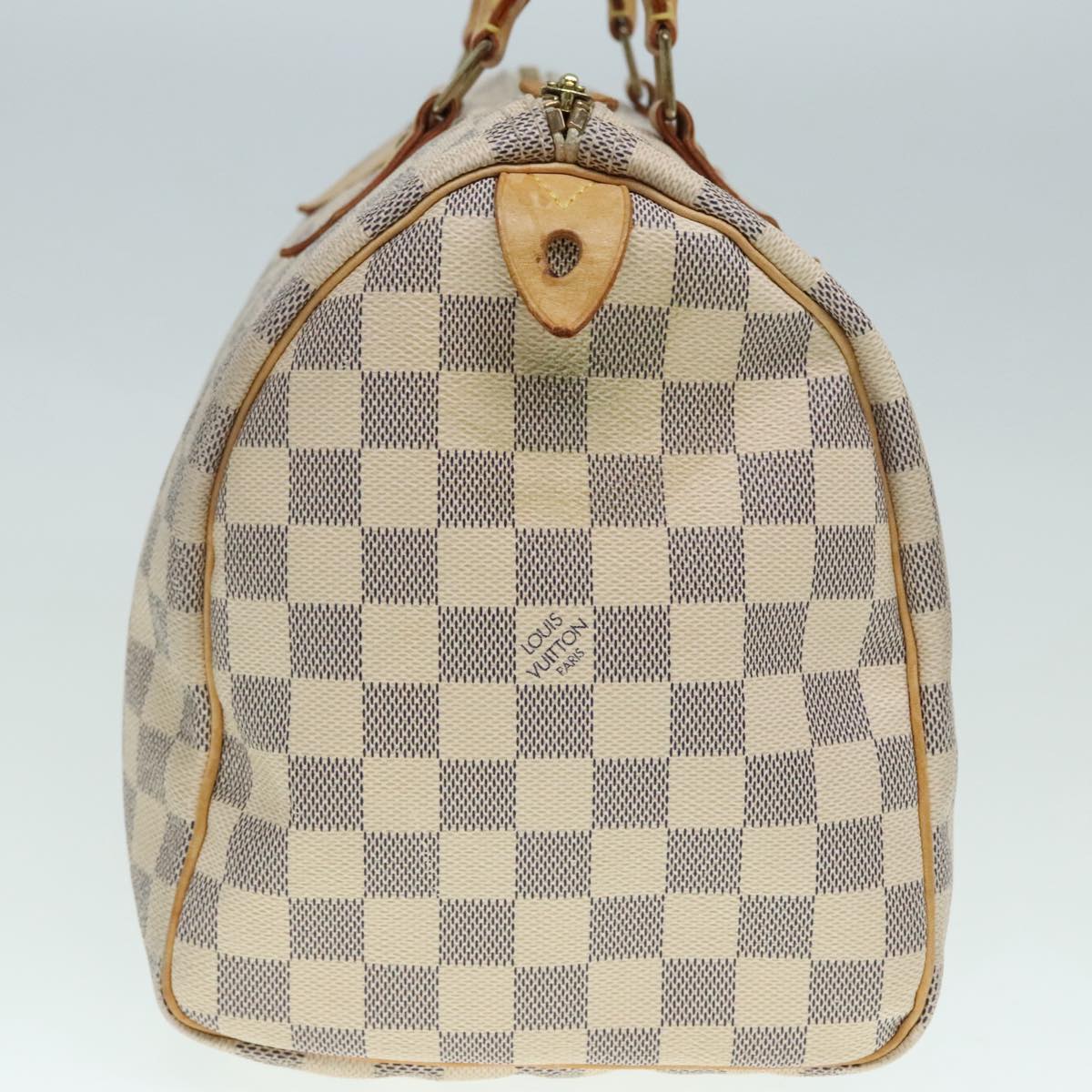 LOUIS VUITTON Damier Azur Speedy 30 Hand Bag N41533 LV Auth yk15212